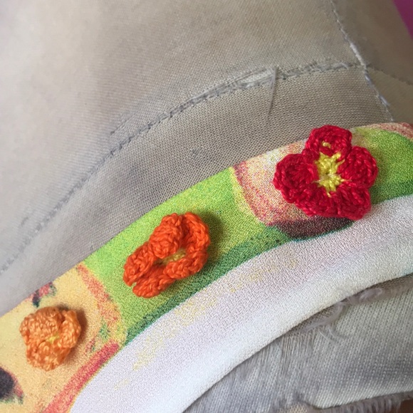 Moschino Cheap Chic Yellow Peace Sign Dress - Picture 10 of 13